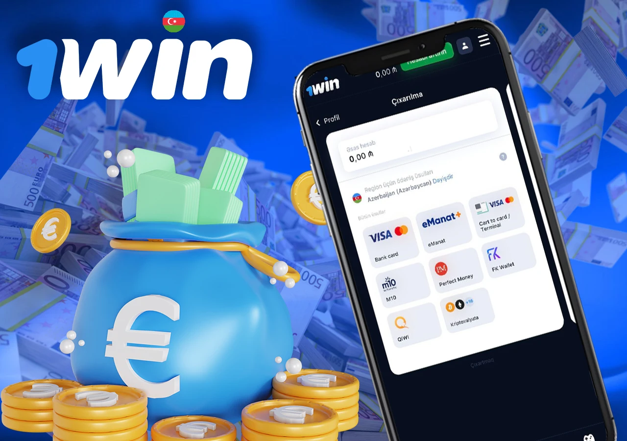 1Win kazinodan pul çıxarmaq yolları