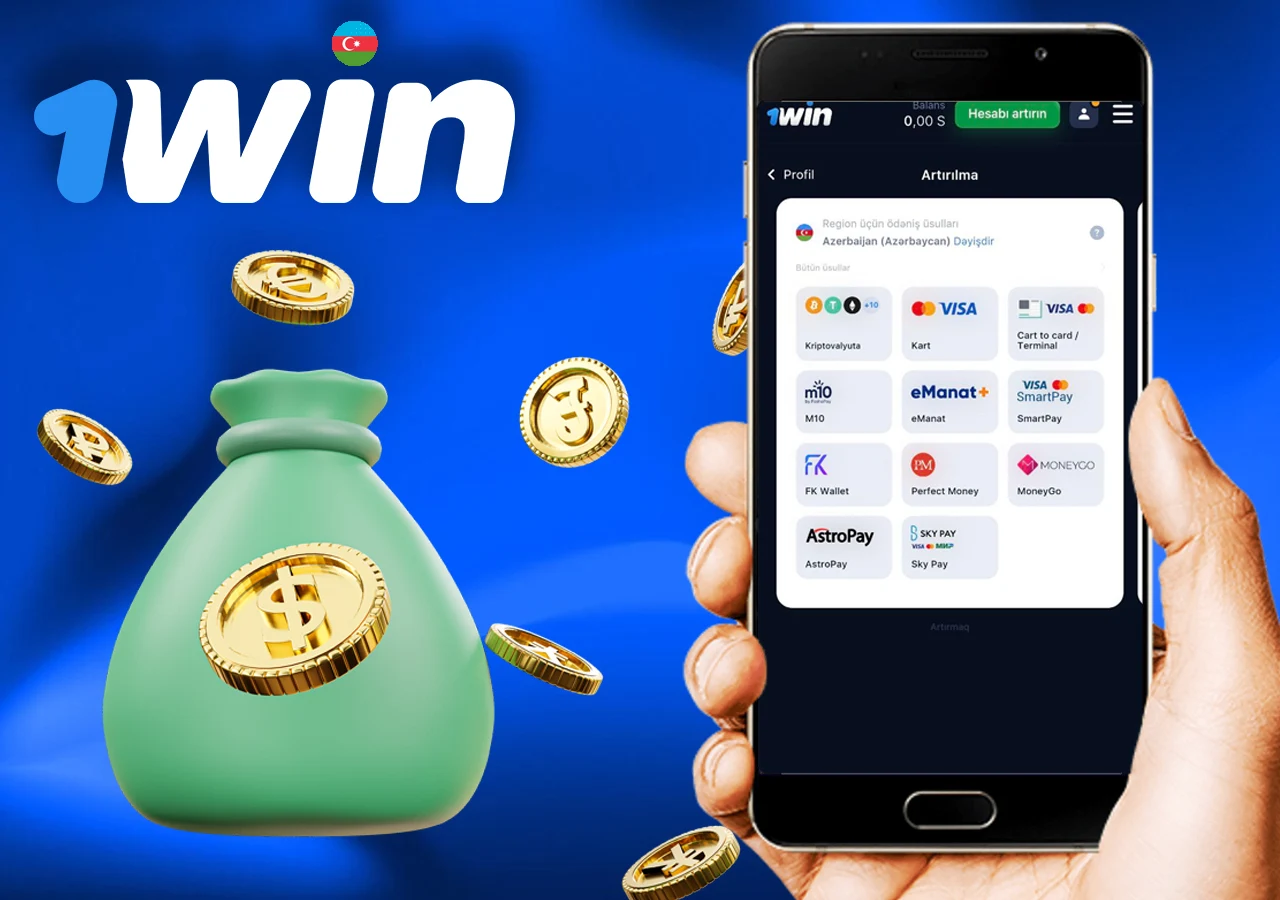 1Wın düzgün ödəmə üsulu